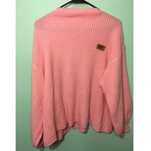 Pink oversized sweater